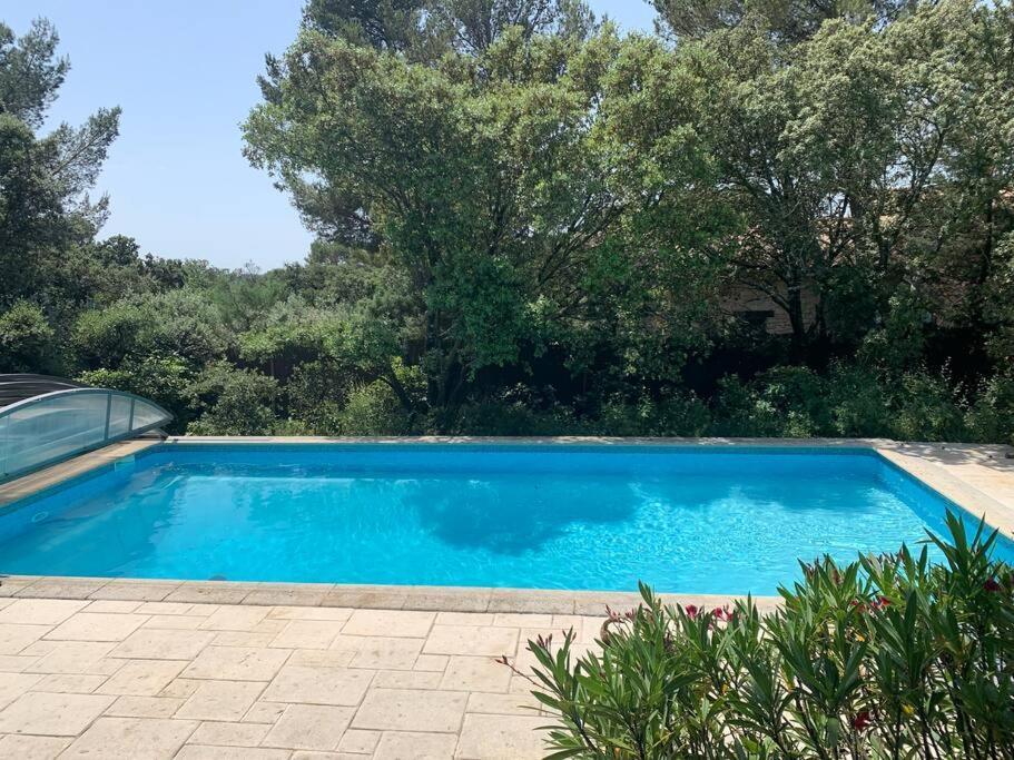 Studio En Rez-De-Jardin Arbore Avec Acces Piscine Et Clim Villeneuve-les-Avignon Exterior photo